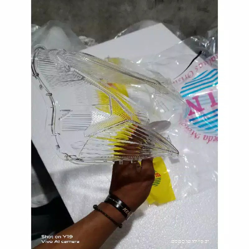 KACA MIKA LAMPU DEPAN YAMAHA AEROX 155 WIN