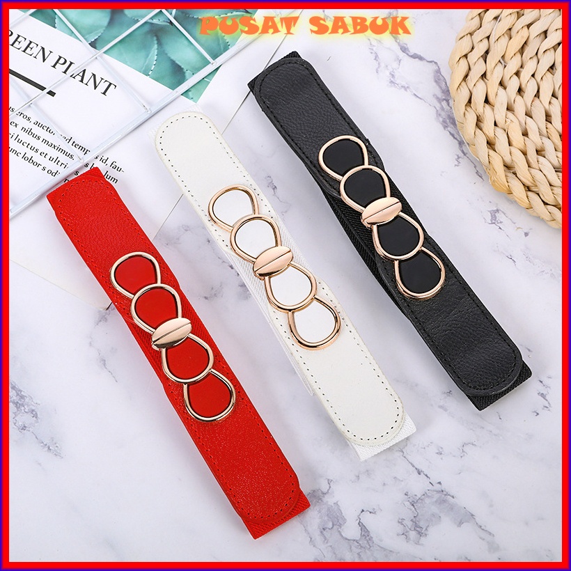 Gesper Wanita Belt Tali Sabuk Ikat Pinggang Women Karet Kecil Cewek Pita Fashion Gasper Kekinian Korea Aksesoris Kepang Impor Murah Praktis Modis Hitam Merah Putih Baru Ramping Waist Blet Pingang Pesta Hias Ibu Cantik Bulat Panjang Cm Kulit Mini Kupu gold