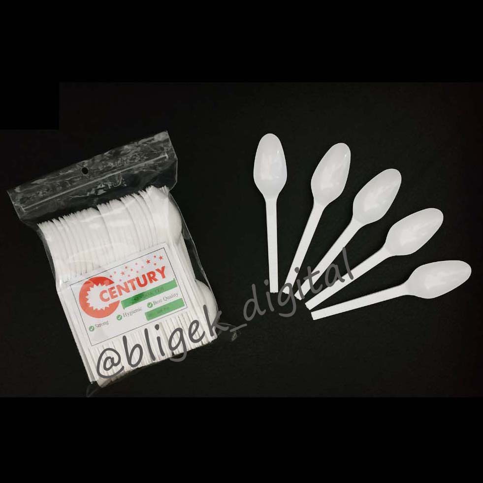 Sendok Teh Plastik (isi 100 pcs) Merk CENTURY