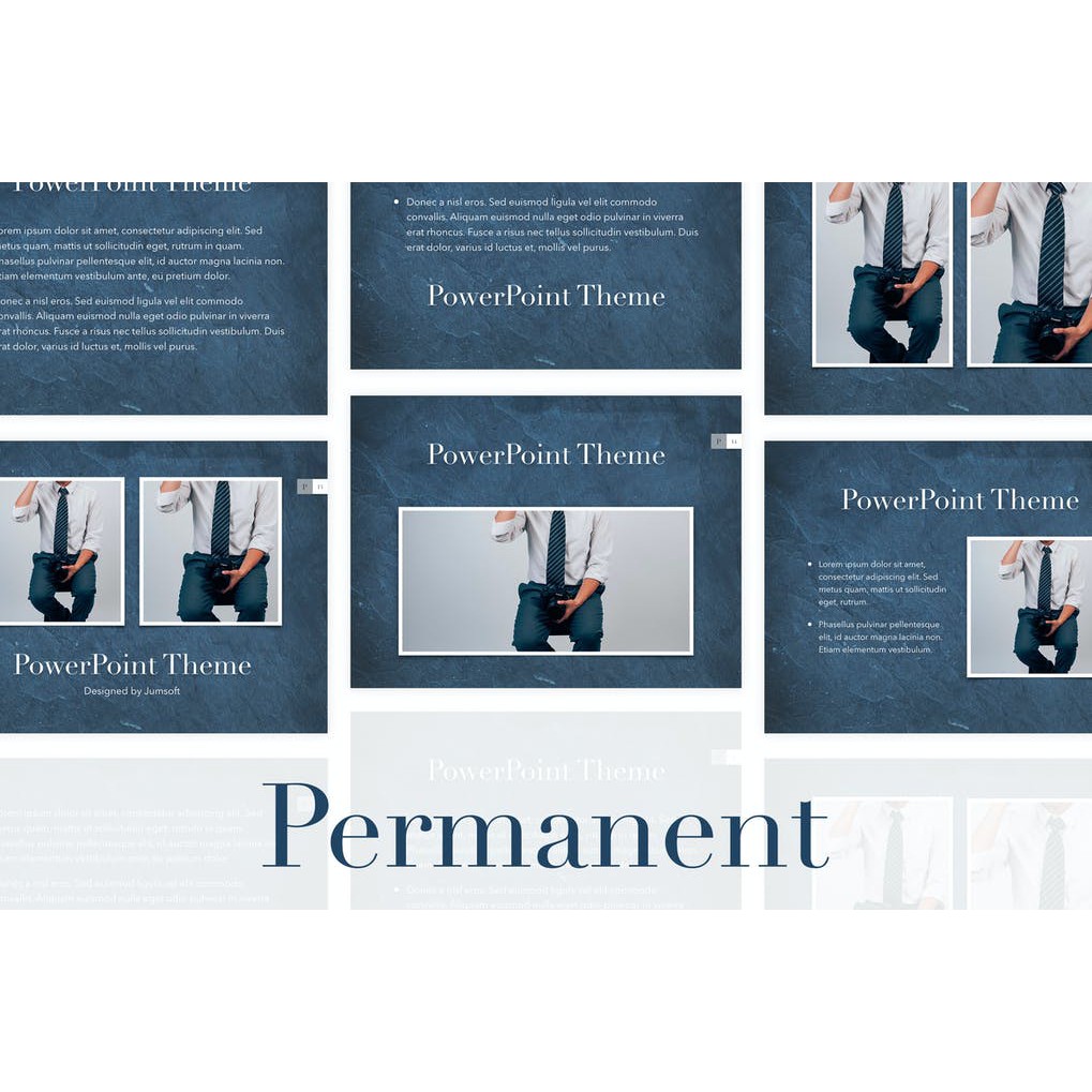 Template Powerpoint: Permanent Kreatif Slide Presentasi (PPT,PPTX)