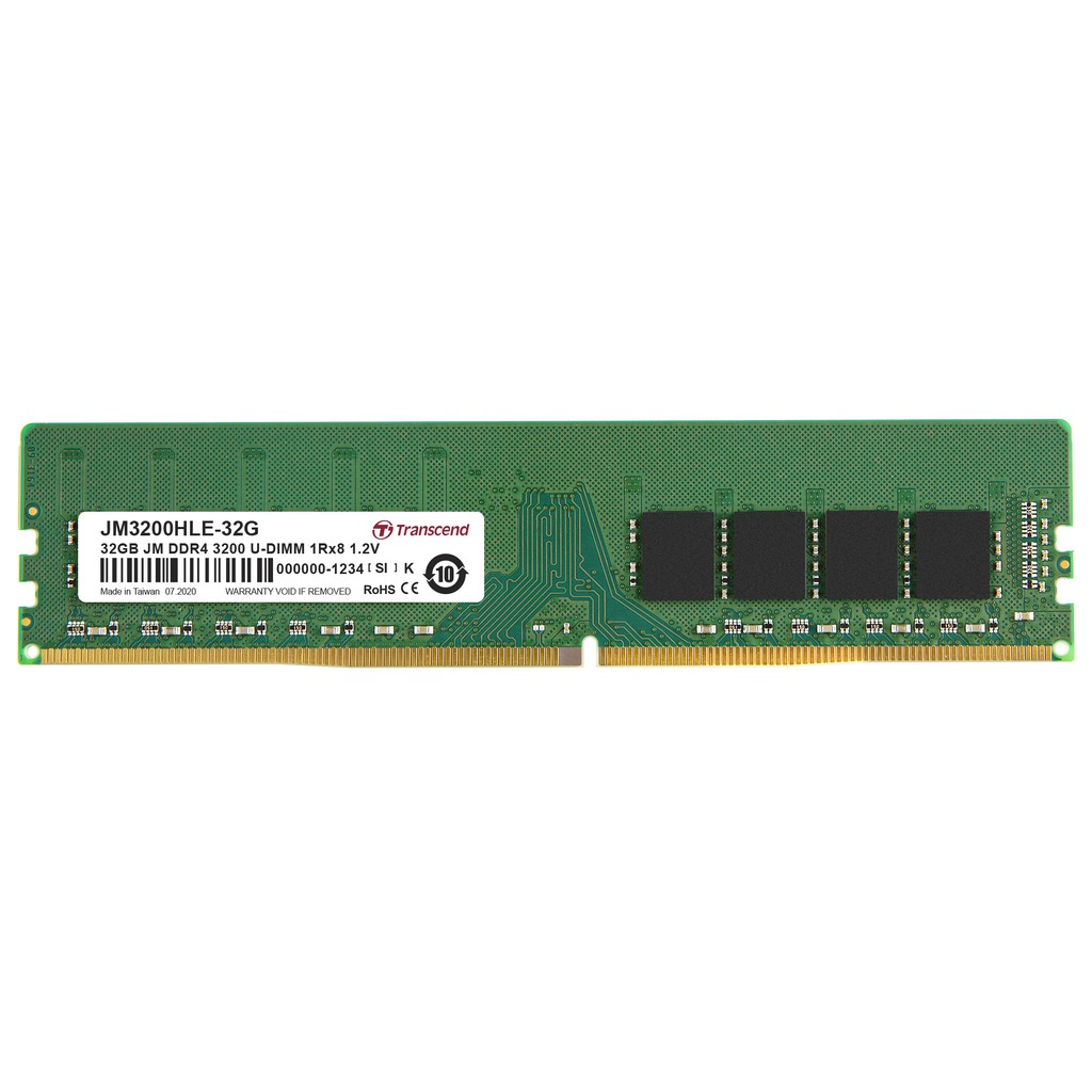 Transcend JetRam 32GB DDR4 3200 - JM3200HLE-32G