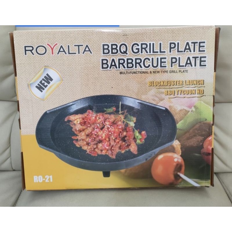 Pemanggang BBQ Grill Pan ROYALTA. Panggangan Barbeqiu