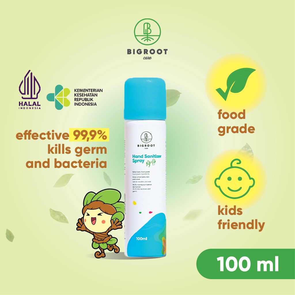 Bigroot foodgrade Hand Sanitizer Spray 200ml Bigroot Care