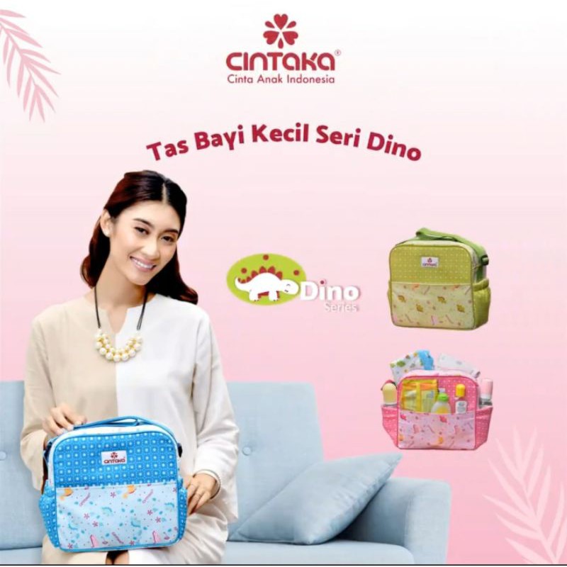 Cintaka Tas Bayi Kecil Saku Motif Dino Series - TCT 2453