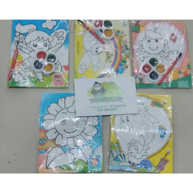 

20pc mewarnai Cat air ukuran S (10x11cm)