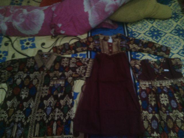 Qnunbatik Gamis Batik Anak Perempuan Muslim Jodha Prodo