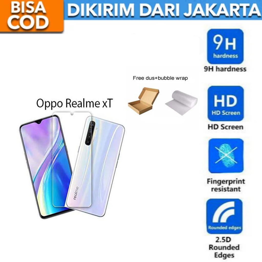 Oppo Realme xT Tempered Glass Screen Protector Anti Gores