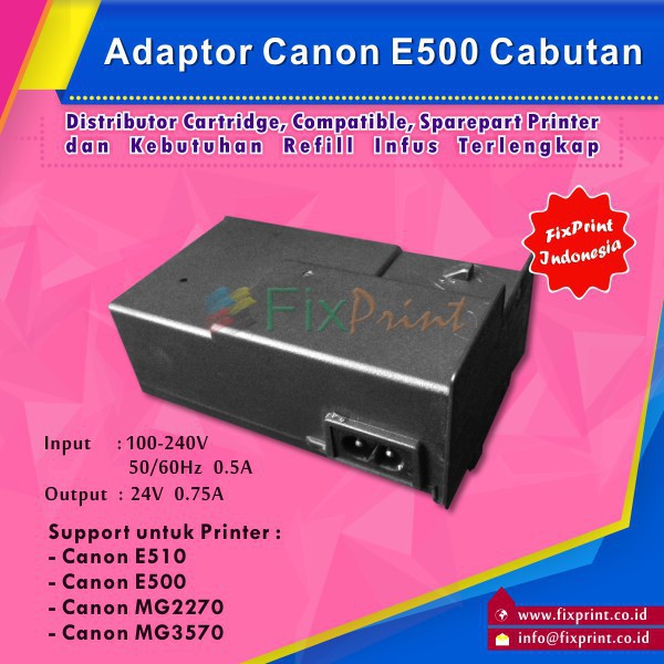 Adaptor Printer Canon E510 E500 MG2270 MG3170 MG3570 Used