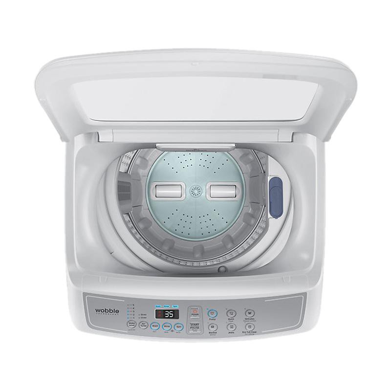 MESIN CUCI 1 TABUNG SAMSUNG WA 75H4200 TOP LOADING 7.5 KG DIAMOND DRUM