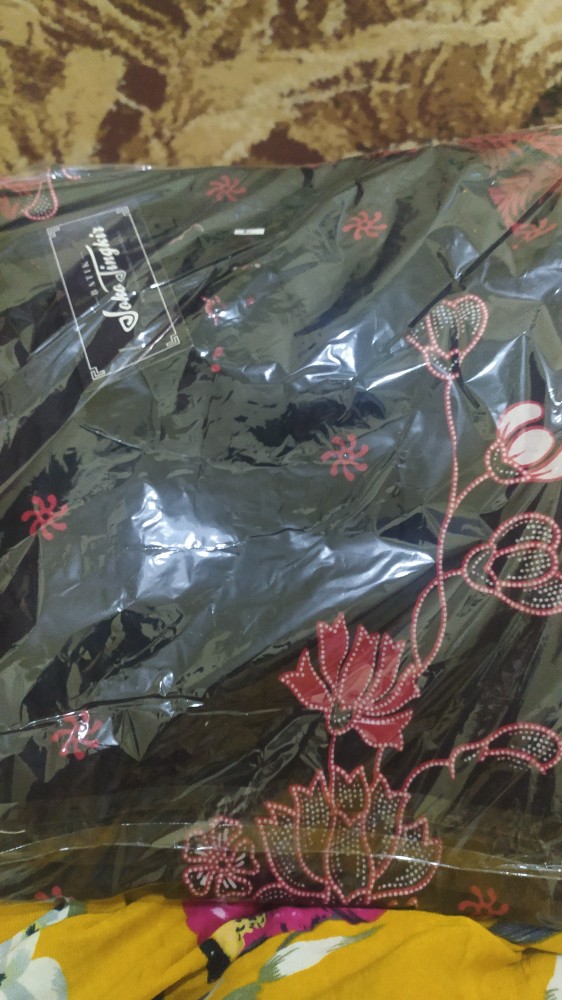 Bswart Batik Hrb026 Kenongo  Hem Pendek Padi Pekalongan M L Xl Batik