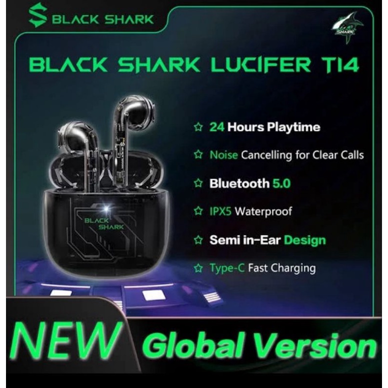 Black Shark Lucifer T1 T2 T4 T6 T10 T14 JoyBuds TWS Earphone Gaming