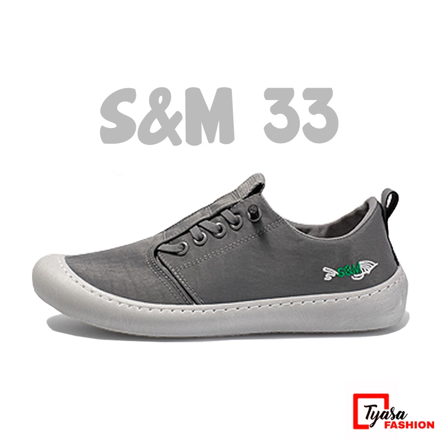Sepatu Sneaker Pria Kasual - Sepatu Kets Pria Light Elves Shoes S&M - Sepatu Sneaker Kasual Santai