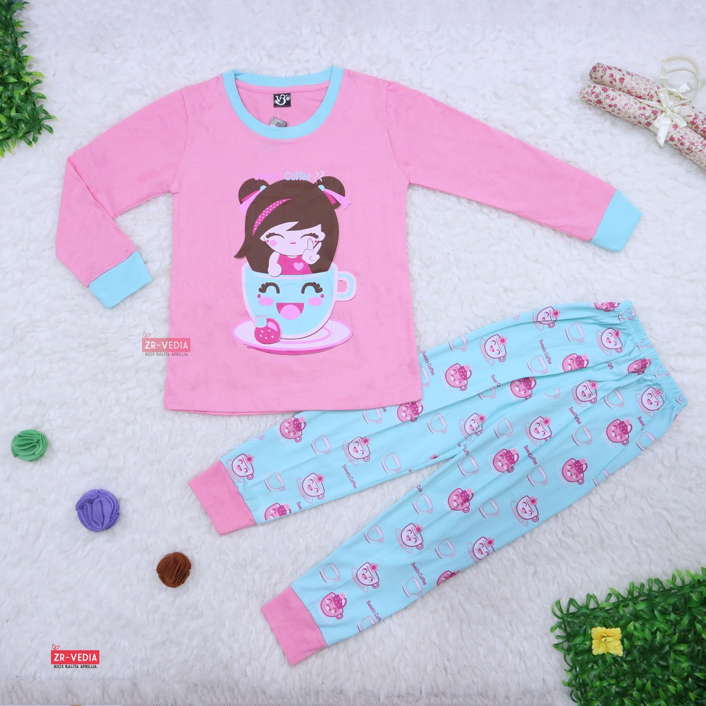 Piyama Za-ra Kids Size 4-6 Tahun / EXPORT Quality Baju