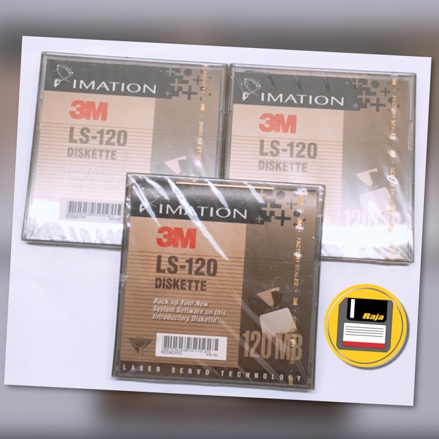 Disket Floppy disk Diskette Imation 3M LS-120 Diskettes 120MB