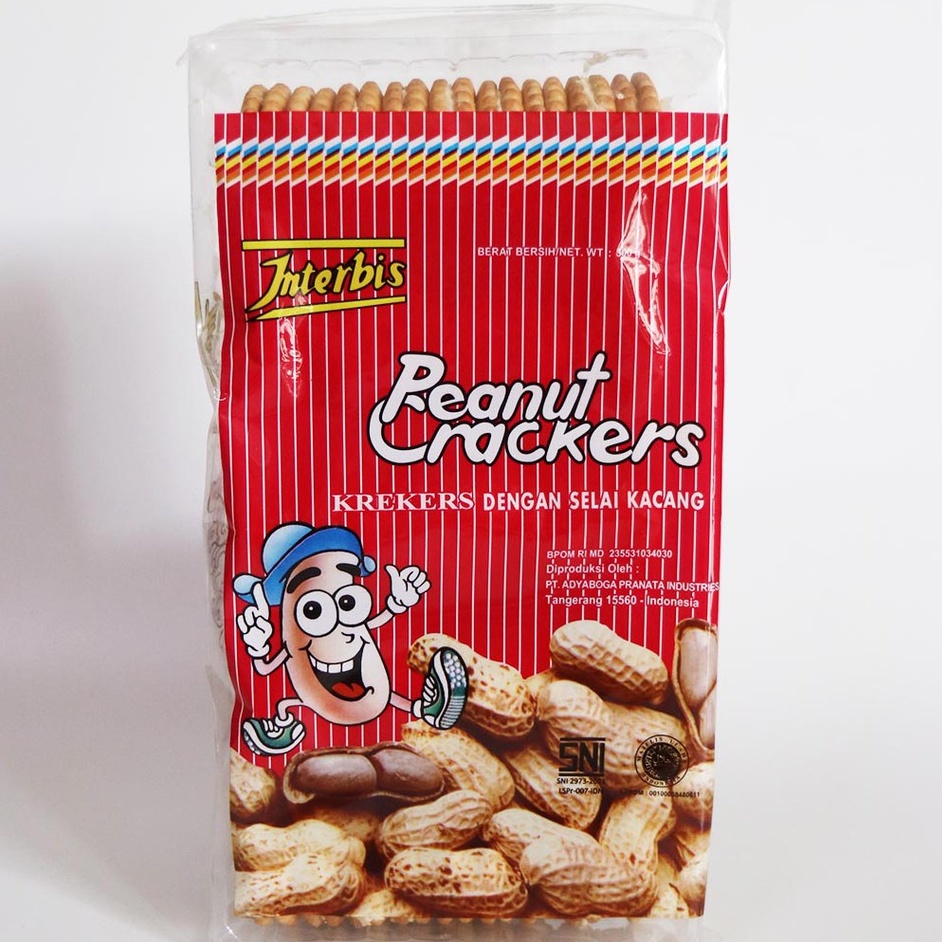 Interbis Peanut Crackers Biskuit Kacang 230G