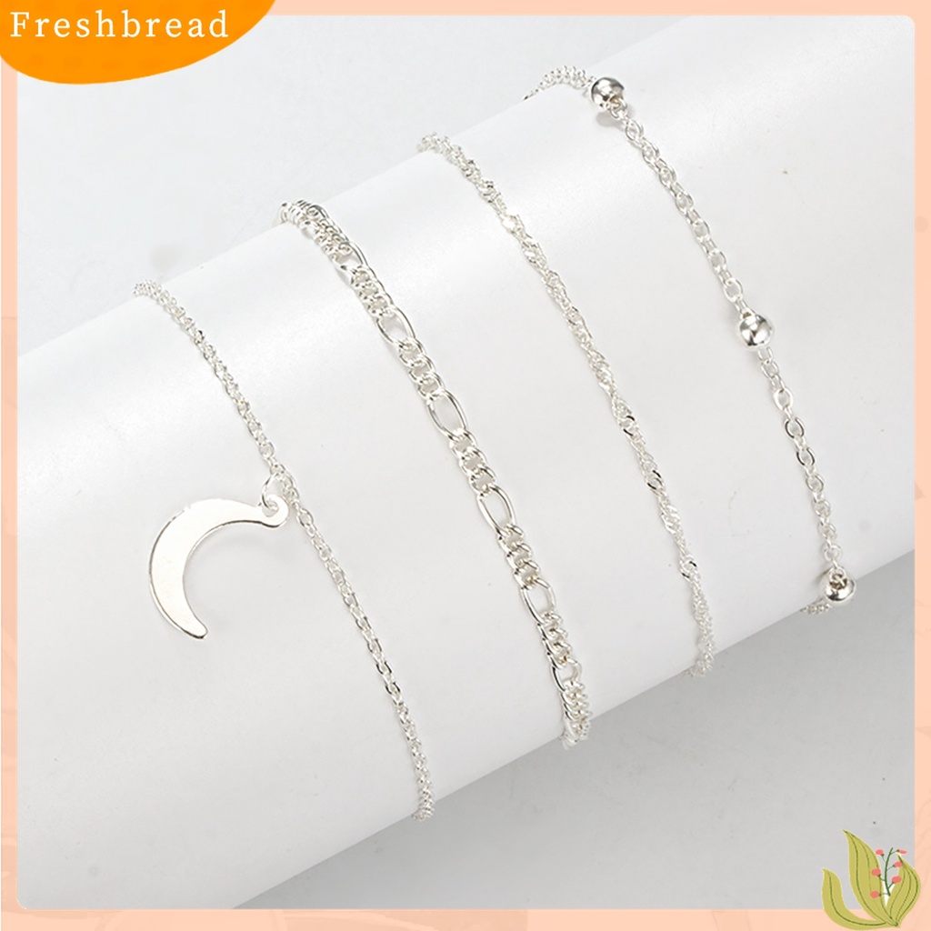 Terlaris Anklet Moon Charm Exquisite Alloy Fashionable Ankle Bracelet for Dating