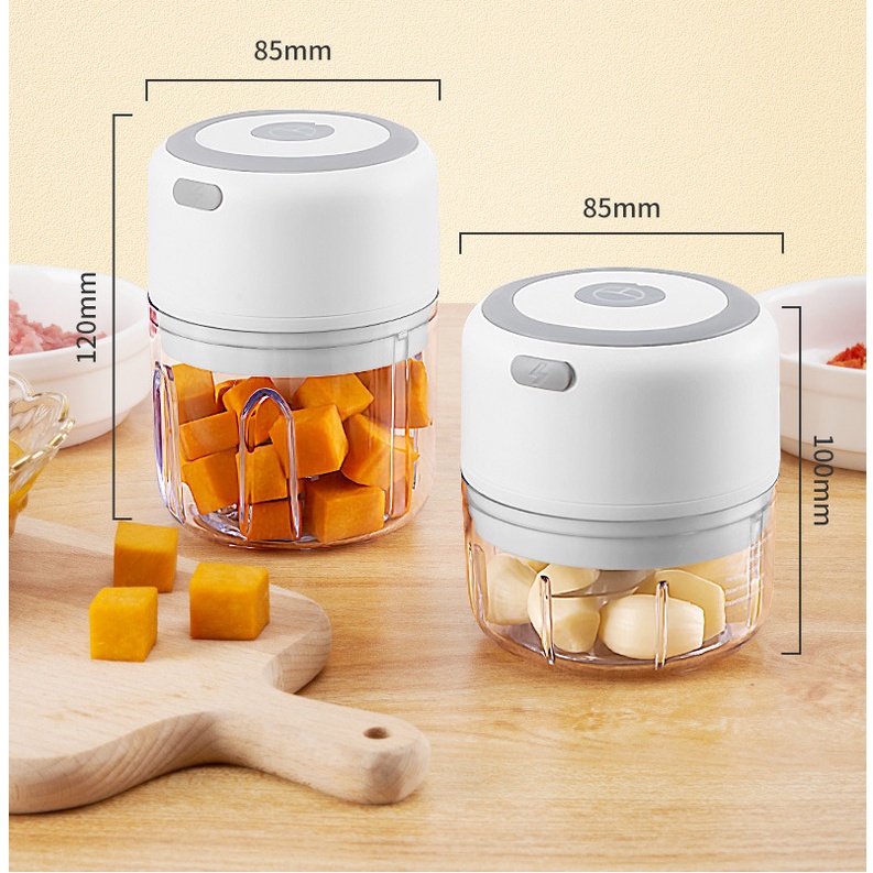 250ml USB Mini Chopper USB Mini Food Processor Usb Blender mini Serbaguna Blender Bumbu Portable