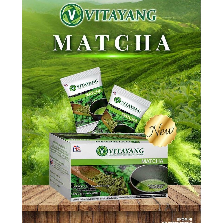 

Vitayang Matcha green tea teh hijau vnl2415