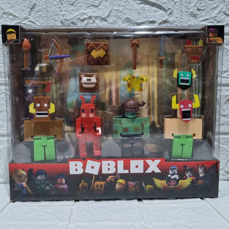 Roblox isi 4 semut merah figure legend of roblox mainan figur