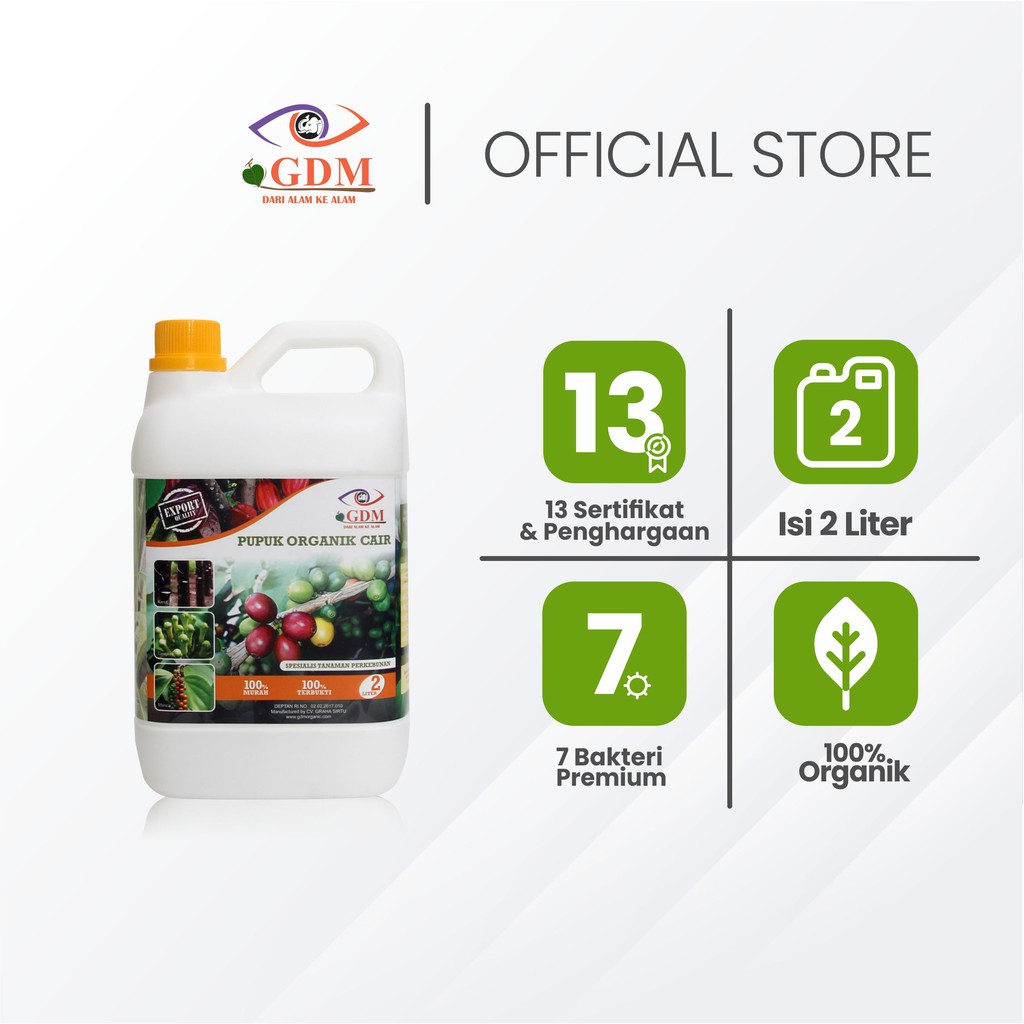

GDM Pupuk Organik Untuk Perkebunan 2Liter