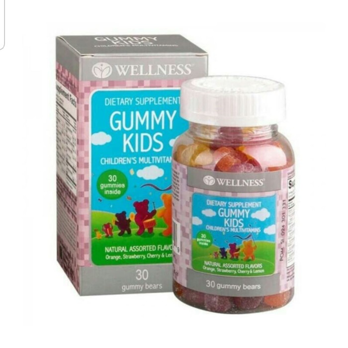 Gummy Kids Wellness Vitamin Vit C Multivitamin Anak Kid 30 Vit Anak -