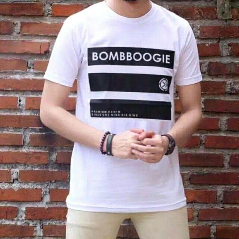 Jual KAOS BOMBOGIE PRIA KAOS COWOK DESTRO KAOS PRIA OBLONG UKURAN M.L ...