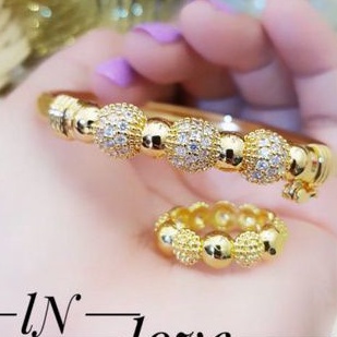 Xuping Set Gelang dan Cincin Wanita T788