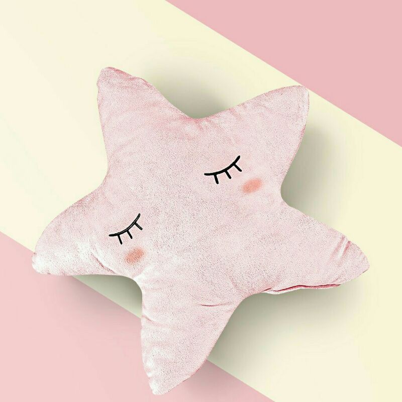 boneka bantal motif bintang lucu dan imut bantal sofa karakter unik bantal sofa lucu bantal mobil