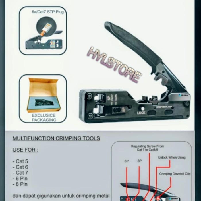 Crimping | Tang Crimping Tool Crp7 Cat 7 / Cat 6A
