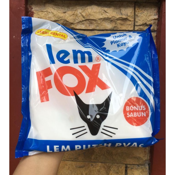 

lem fox biru white glue lem putih fox 600 gram 600gram gr