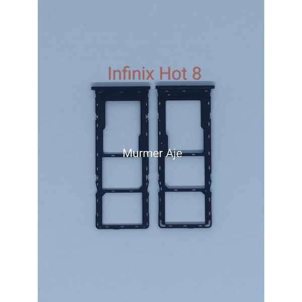 Sim card tray slot sim card infinix hot 8 oem