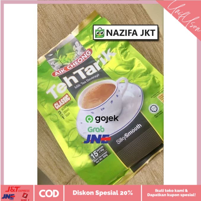 

⭐COD⭐ Teh Tarik Instant Aik Cheong Classic 600Gr 15s