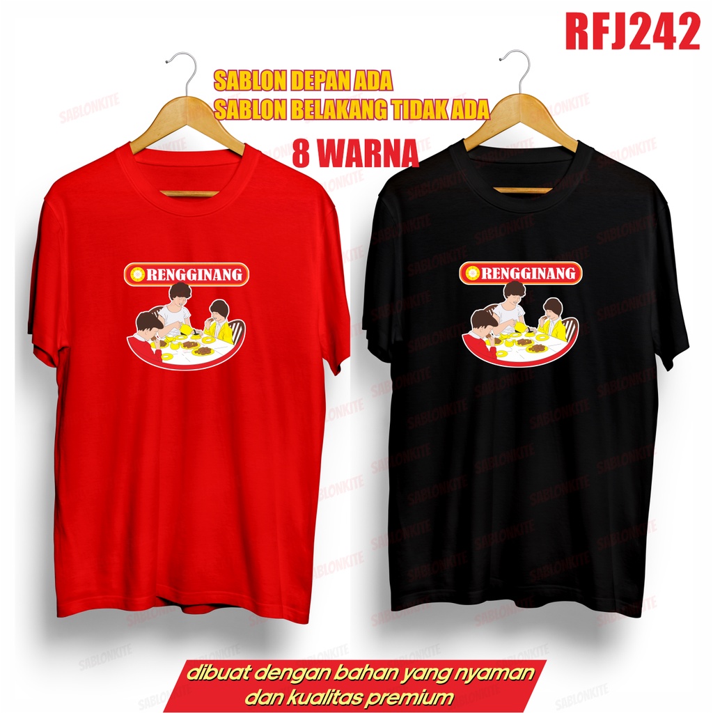 MURAH!!! KAOS PLESETAN RENGGINANG RFJ242