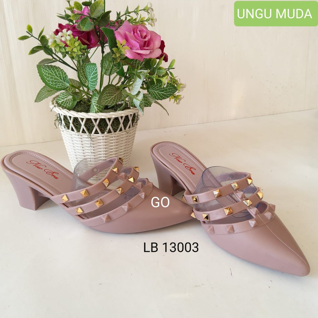 gos NEW ERA LB.13003 LB.12037 SEPATU SANDAL WEDGES Sepatu Karet Cewek Jelly 37/40 Murah Original