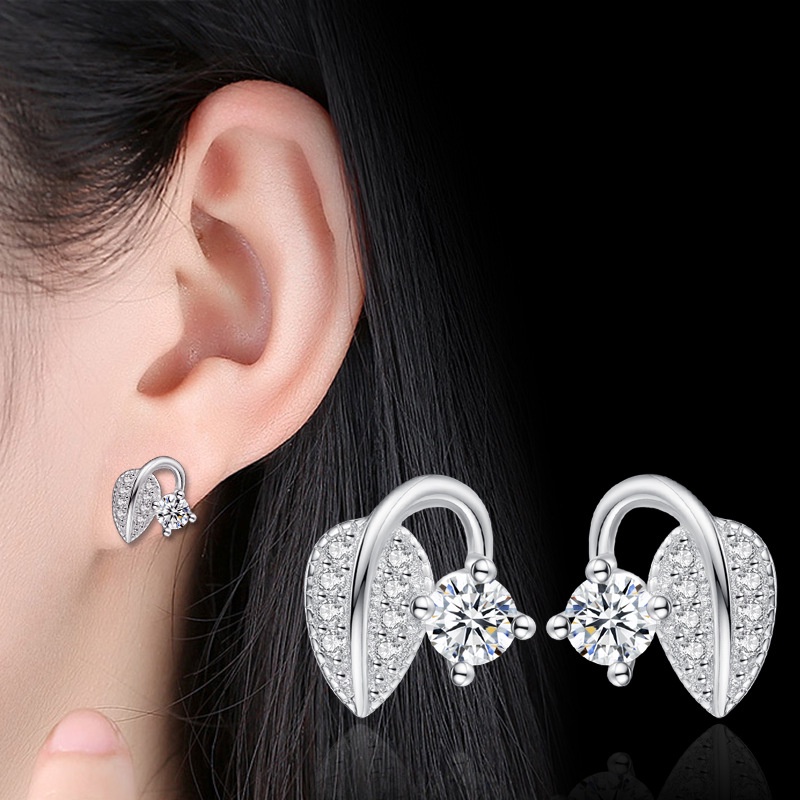 925 Perak Anting Wanita Anting Manis Kecambah Fashion Perhiasan/Subang Telinga anting perempuan