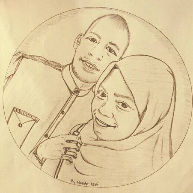 SKETSA PENCIL/ KADO WISUDA/LUKIS