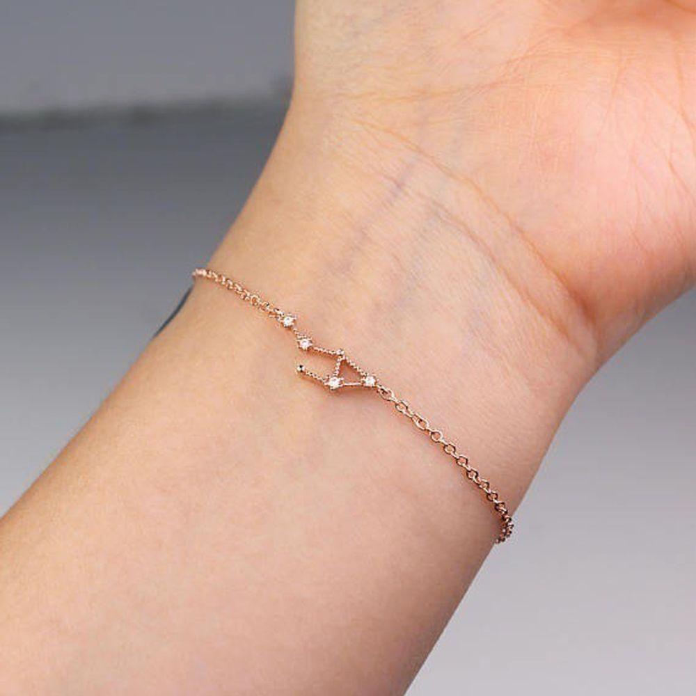 Lily Constellation Gelang Perhiasan Baru Cubic Zirconia Diamonds Guardian Star Braceletss