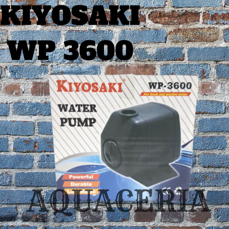 pompa celup aquarium kolam kiyosaki wp 3600