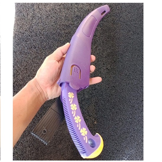 Pruning Saw Gergaji Lengkung Lengkap Sarung 15 Inch Gergaji Pohon Dahan Ranting-4