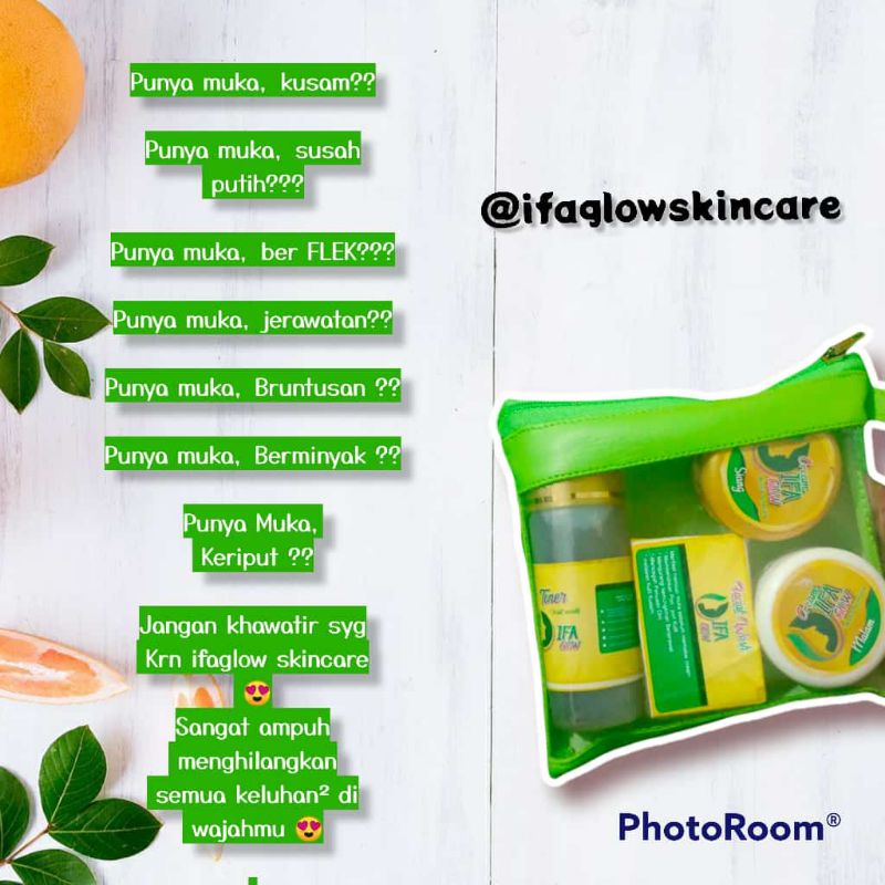 IFA Glow skincare (Paket Reguler)