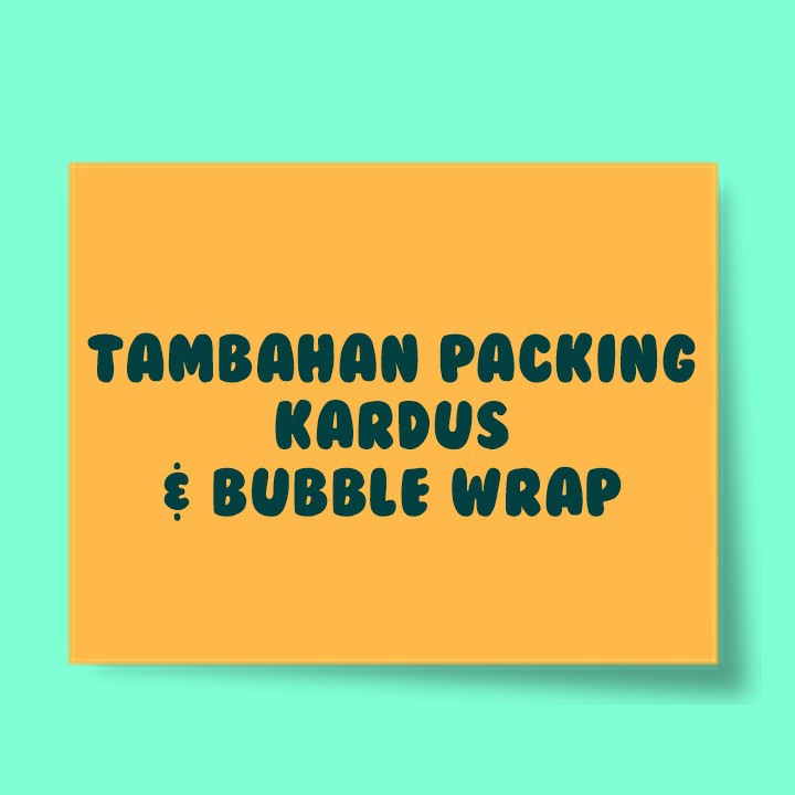

Extra Kardus & Bubble Wrap Wader