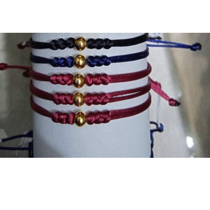 Tren Kekinian.. gelang tali/emas kadar 10k/emas 45-50%/ gelang tali 0.1gram