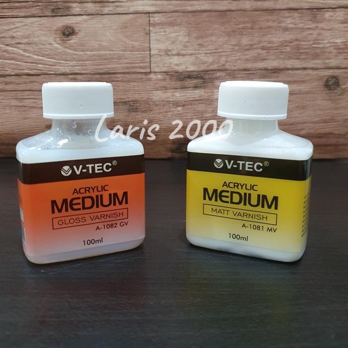 

Penjualan Terbaru Varnish Aktilik / Acrylic Medium V-tec Matt / Glossy 100ml