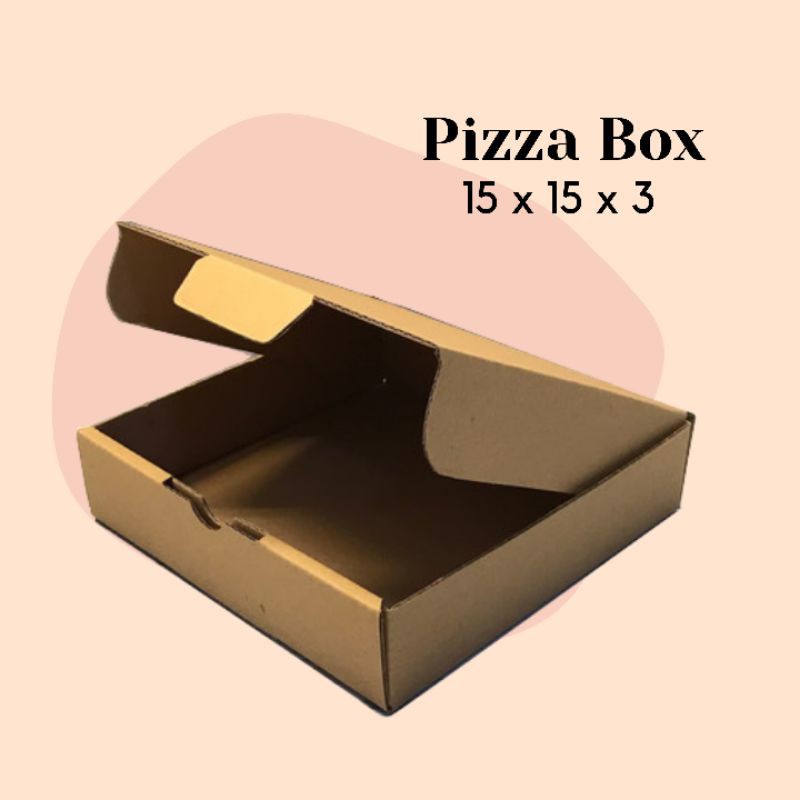

PIZZA BOX // KARDUS BOX DIE CUT 15x15x3.5 // PACKAGING KARDUS KARTON | DUS PIZZA