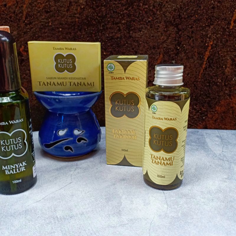 Minyak Kutus Kutus Herbal Organic 100 ml /  Minyak Kutus Kutus Bali / Kutus-Kutus Ori Bali
