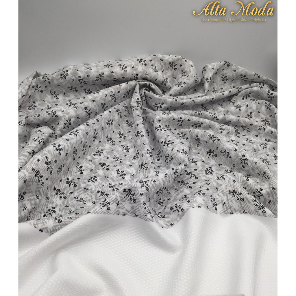 

Alta Moda Katun Motif Fancy Shirting Cherry Flower Black Kain Premium (1M)