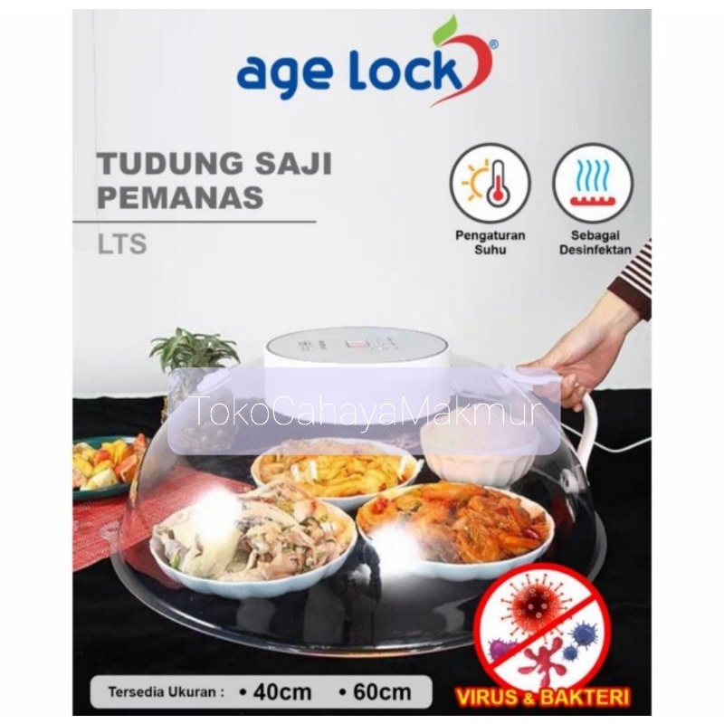 Age Lock Tudung Saji Pemanas Elektrik 40cm LTS 40 - Fungsi Disinfektan