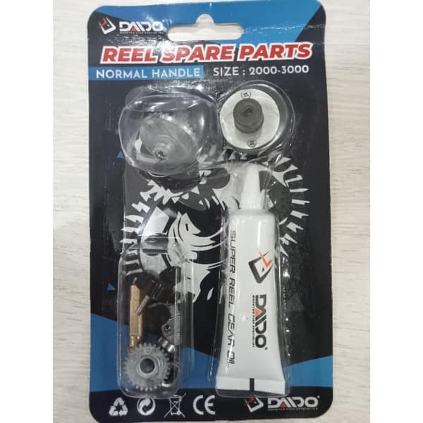 Suku Cadang /Spare Part Reel Pancing Daido Normal Handle dan Power Handle Buat Ukuran 800-6000