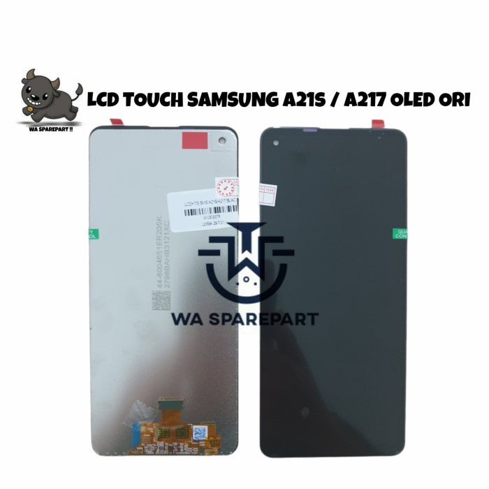 LCD TOUCHSCREEN 1SET SAMSUNG A21S / A217 OLED ORIGINAL 100%