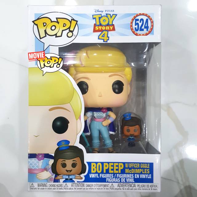 Funko POP DIsney Pixar: Toy Story 4 - Bo Peep w/ Officer Giggle McDimples
